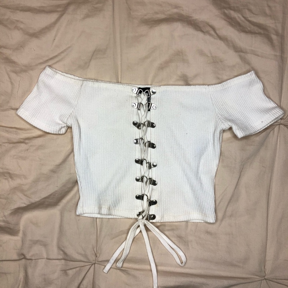 Laced Crop Top